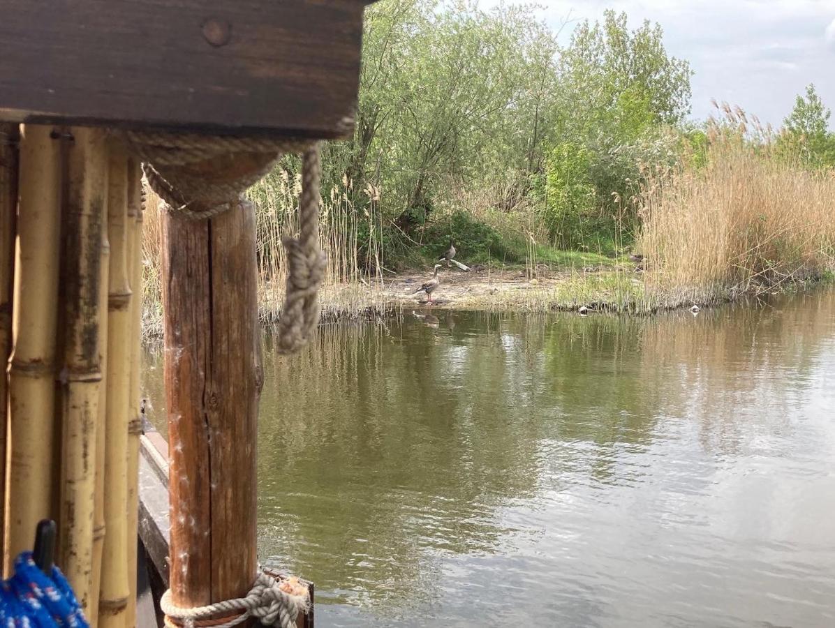 Das Naturfloss - Biberspur Brandenburg  Extérieur photo